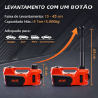 Macaco Elétrico Multifuncional + Chave de Impacto Elétrica! 1 Ano de Garantia