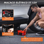 Macaco Elétrico Multifuncional + Chave de Impacto Elétrica! 1 Ano de Garantia