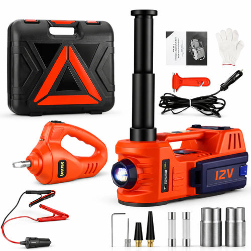 Macaco Elétrico Multifuncional + Chave de Impacto Elétrica! 1 Ano de Garantia