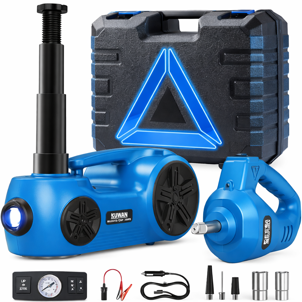 Macaco Elétrico Multifuncional + Chave de Impacto Elétrica! 1 Ano de Garantia