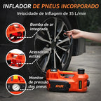 Macaco Elétrico Multifuncional + Chave de Impacto Elétrica! 1 Ano de Garantia